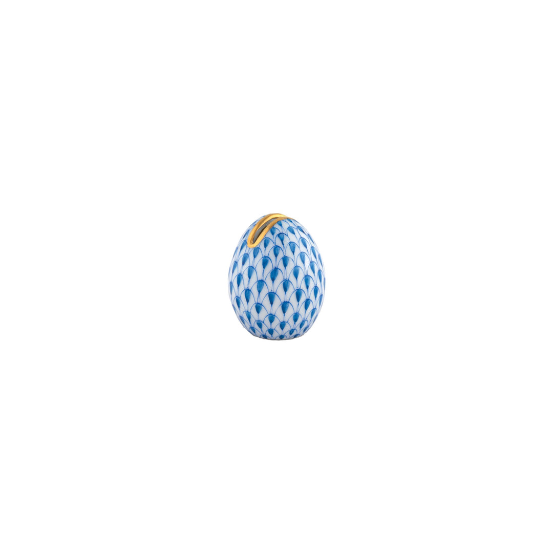 Fishnet Egg Place Card Holder, Blue