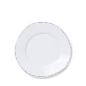 Melamine Lastra White Salad Plate