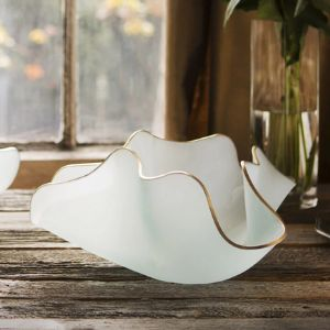 Anemone Sculpture Frosted Gold
