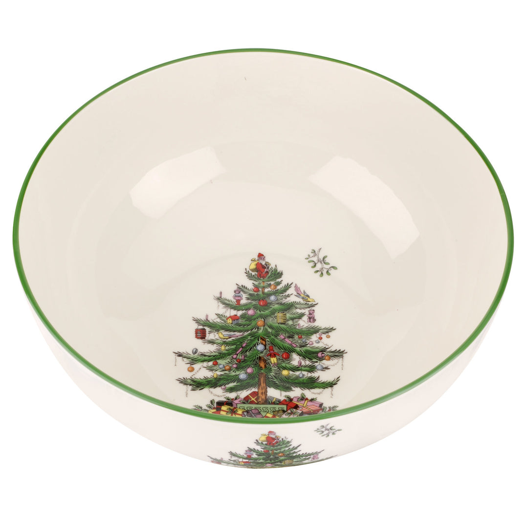 Christmas Tree Large Round Bowl