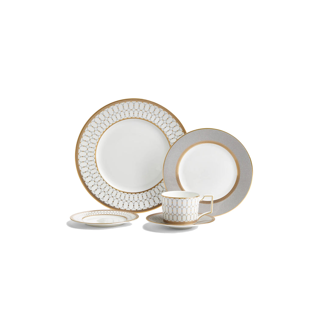 Renaissance Grey Five-Piece Place Setting