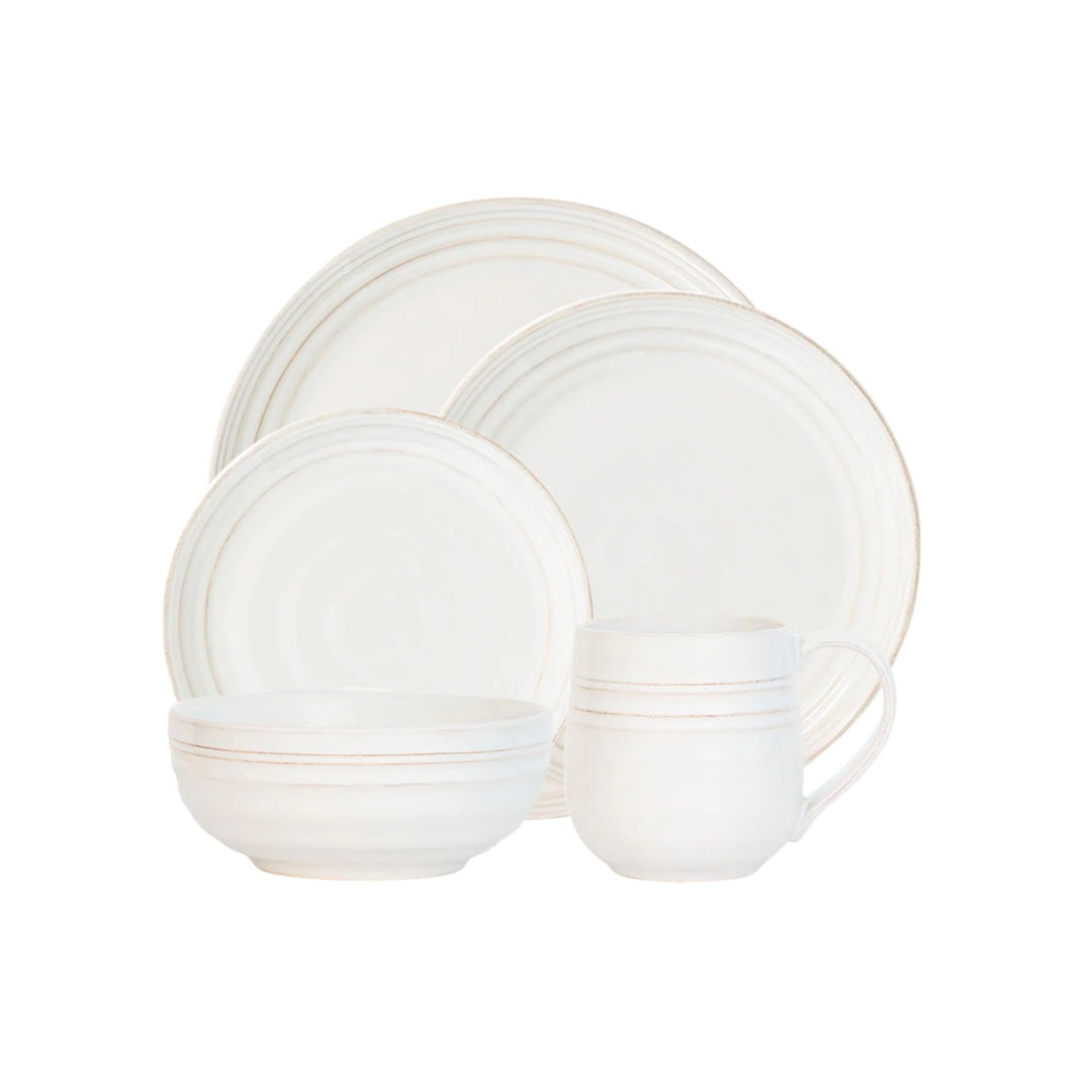 Bilbao Salad Plate Whitewash