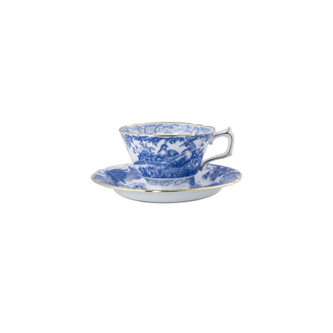 Blue Aves Cup & Saucer