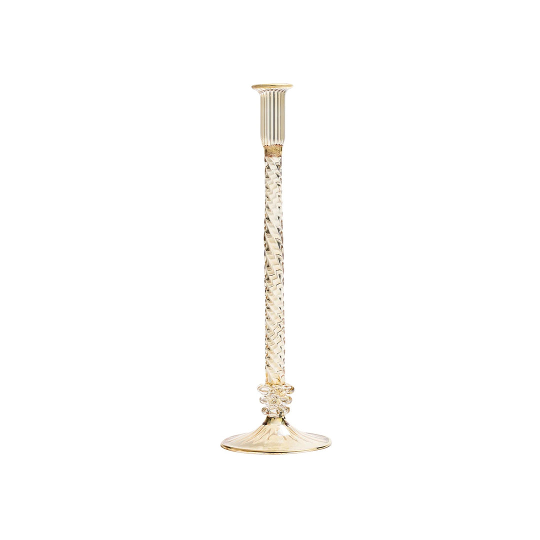 Braid Candle Holder, Champagne