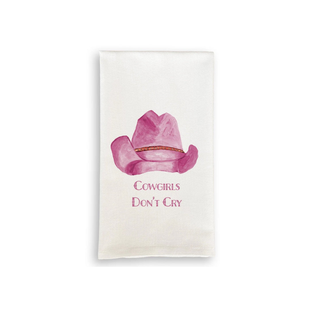 Tea Towel: Cowgirls Don't Cry