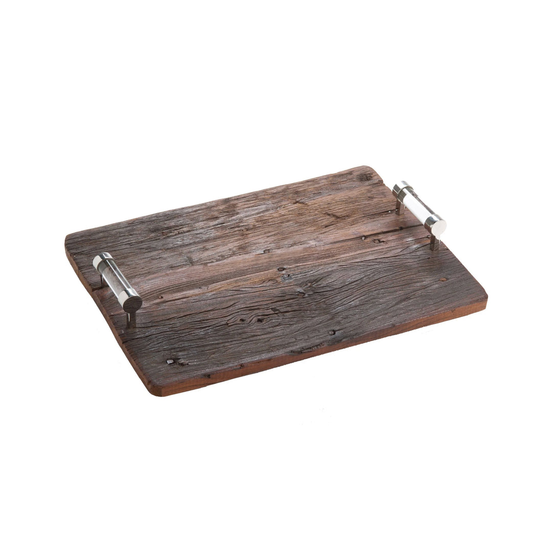 Chalet Wood Tray with Handles