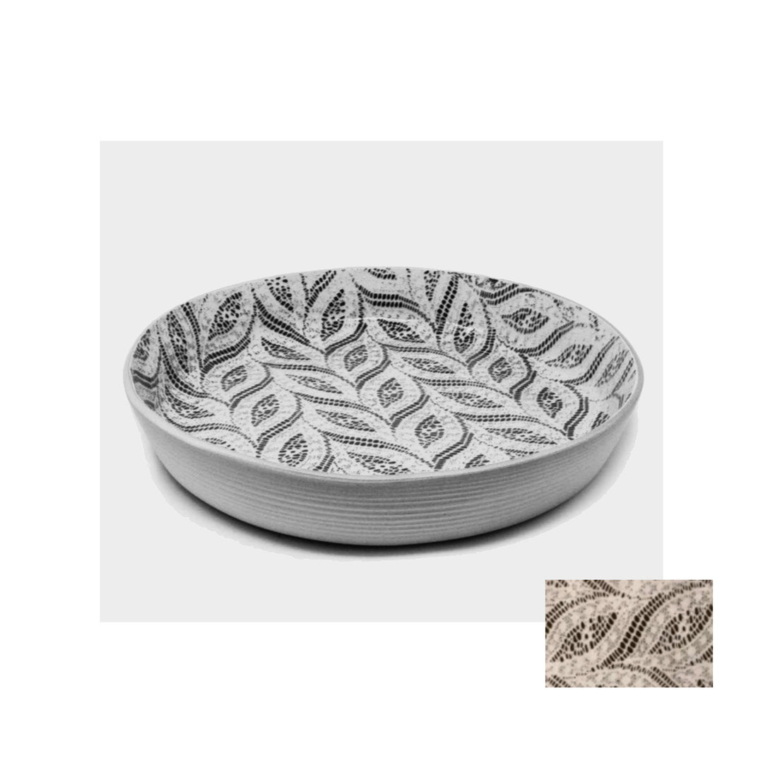 Chestnut Paisley Large Cocktail Tray