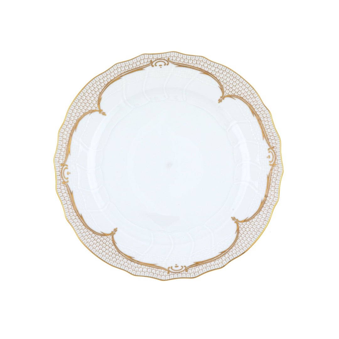 Golden Elegance Dinner Plate