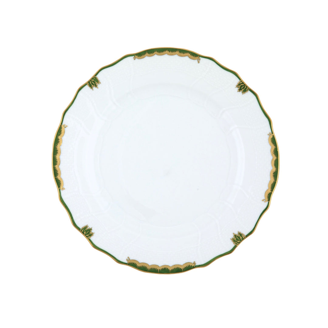 Princess Victoria Dark Green Dinner Plate