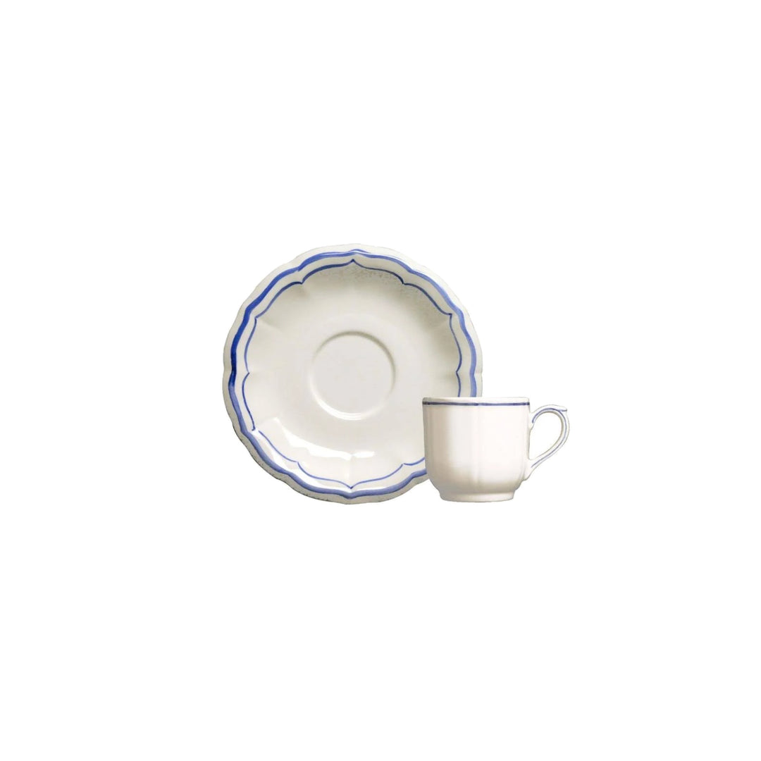 Filet Bleu Espresso Cup & Saucer