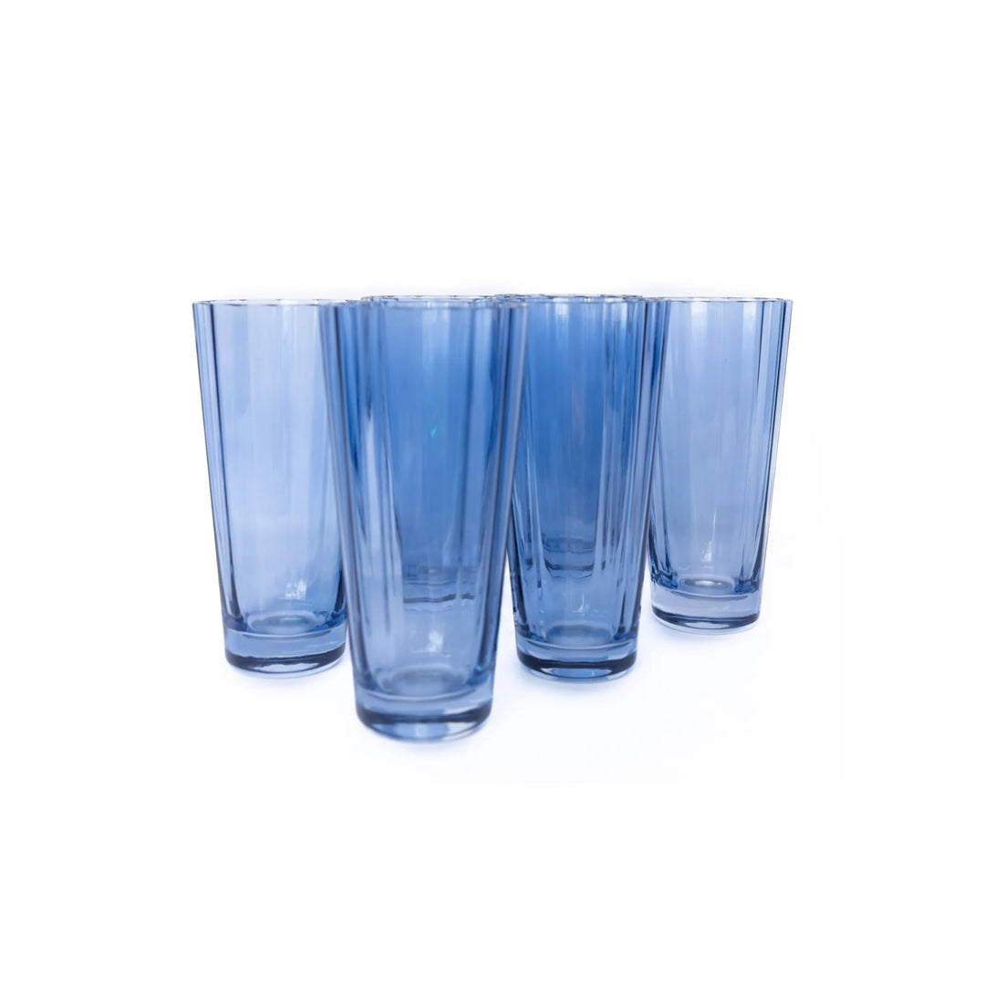 Estelle Colored Glass Sunday Highballs, Set of Six