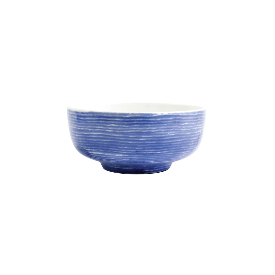 Santorini Stripe Footed Bowl Medium