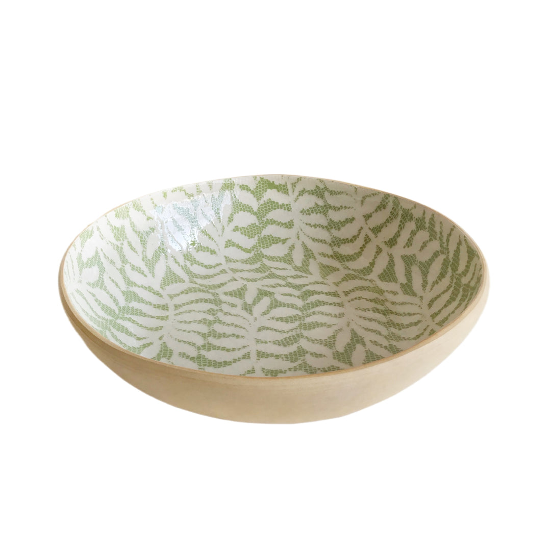 Citrus Fern Serving Bowl Medium