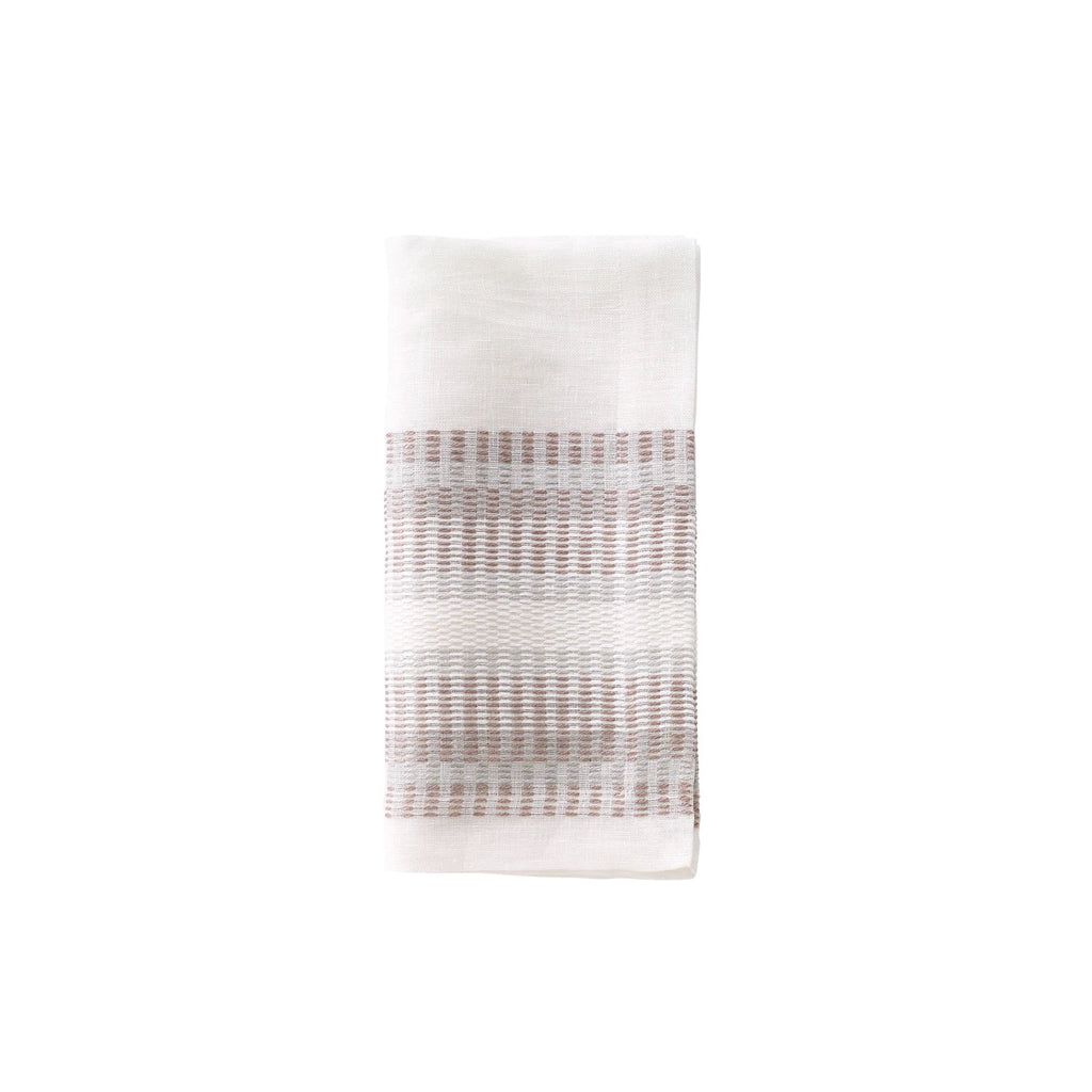 Sasha Nicholas White Linen Hand Towel