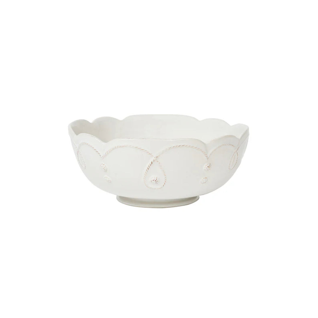 Jardins du Monde Whitewash Serving Bowl