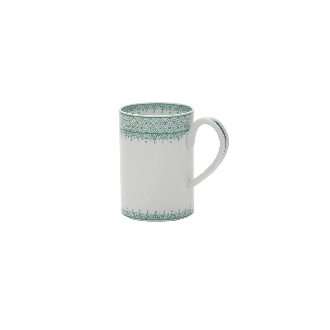 Green Lace Mug