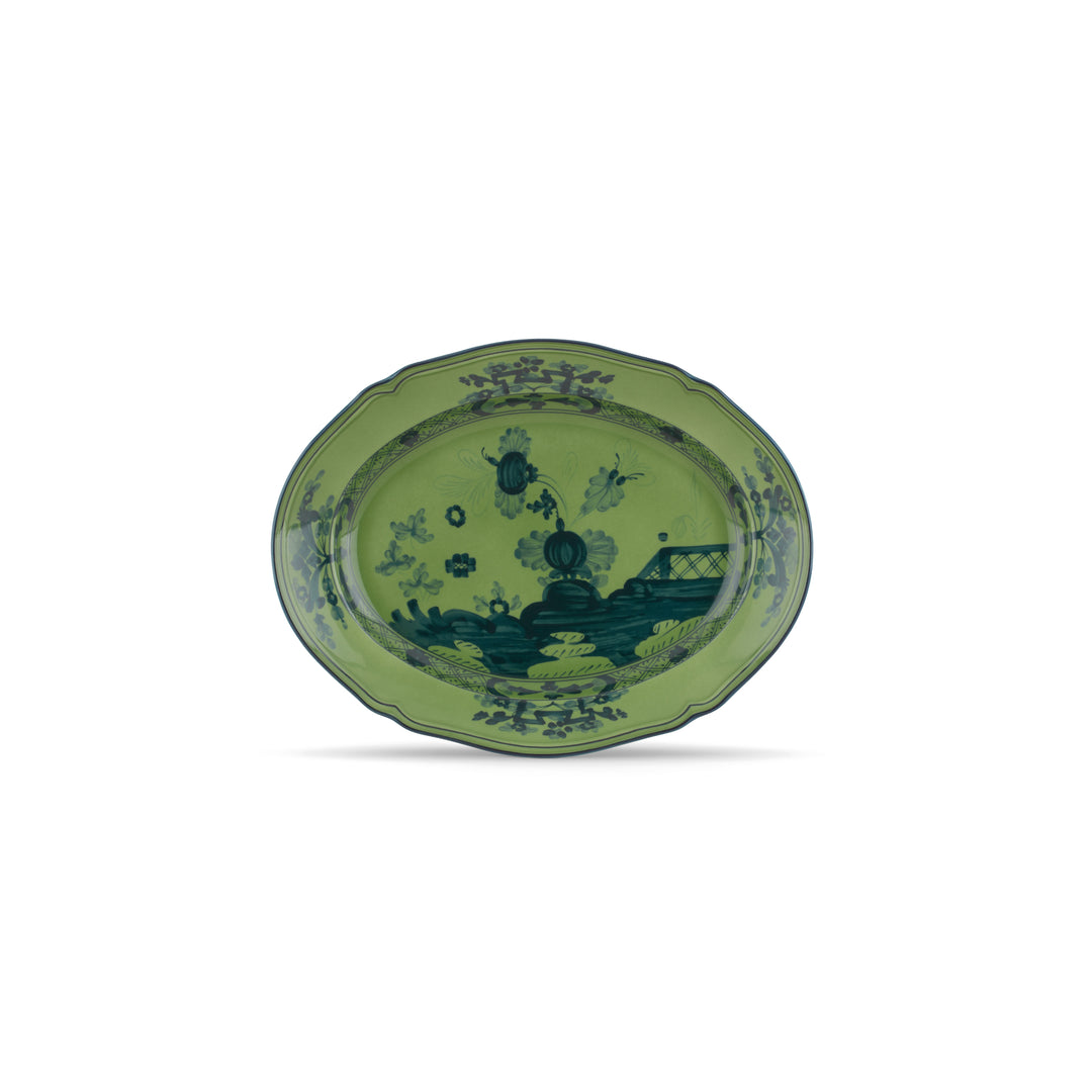 Oriente Italiano Malachite Oval Platter Small