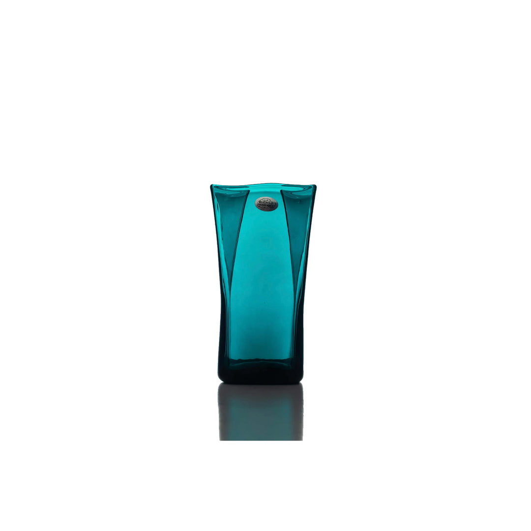 Paper Bag Vase Small, Cerulean