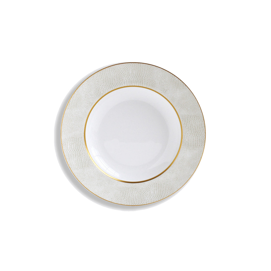 Sauvage White Rim Soup Plate