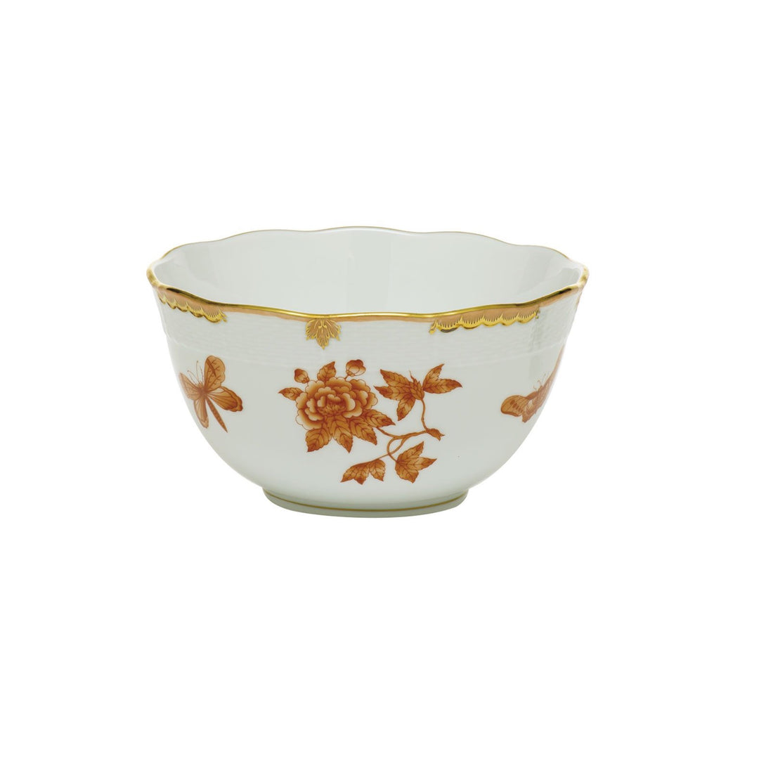 Fortuna Rust Round Bowl