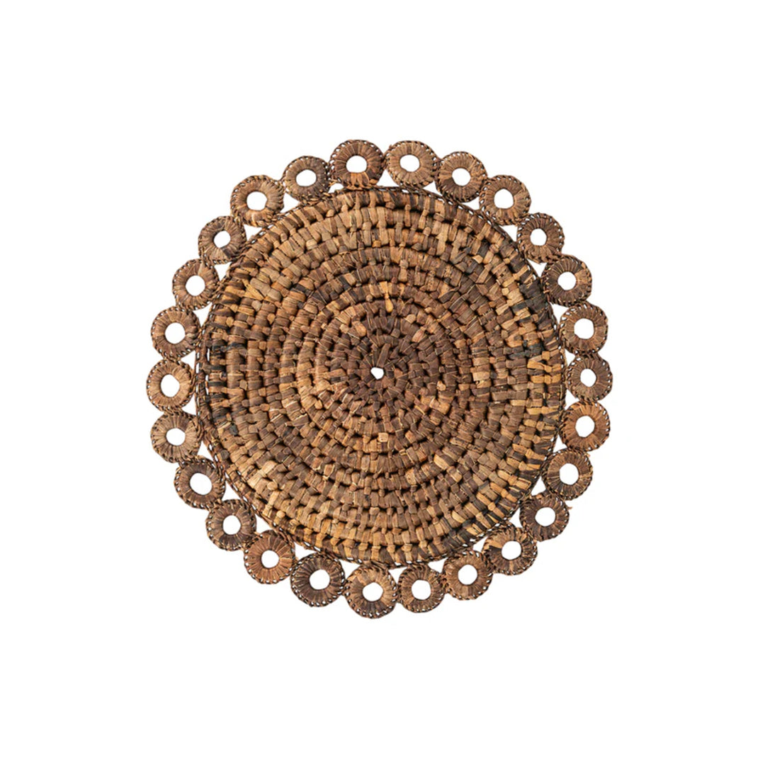 Rustic Ring Placemat, Natural