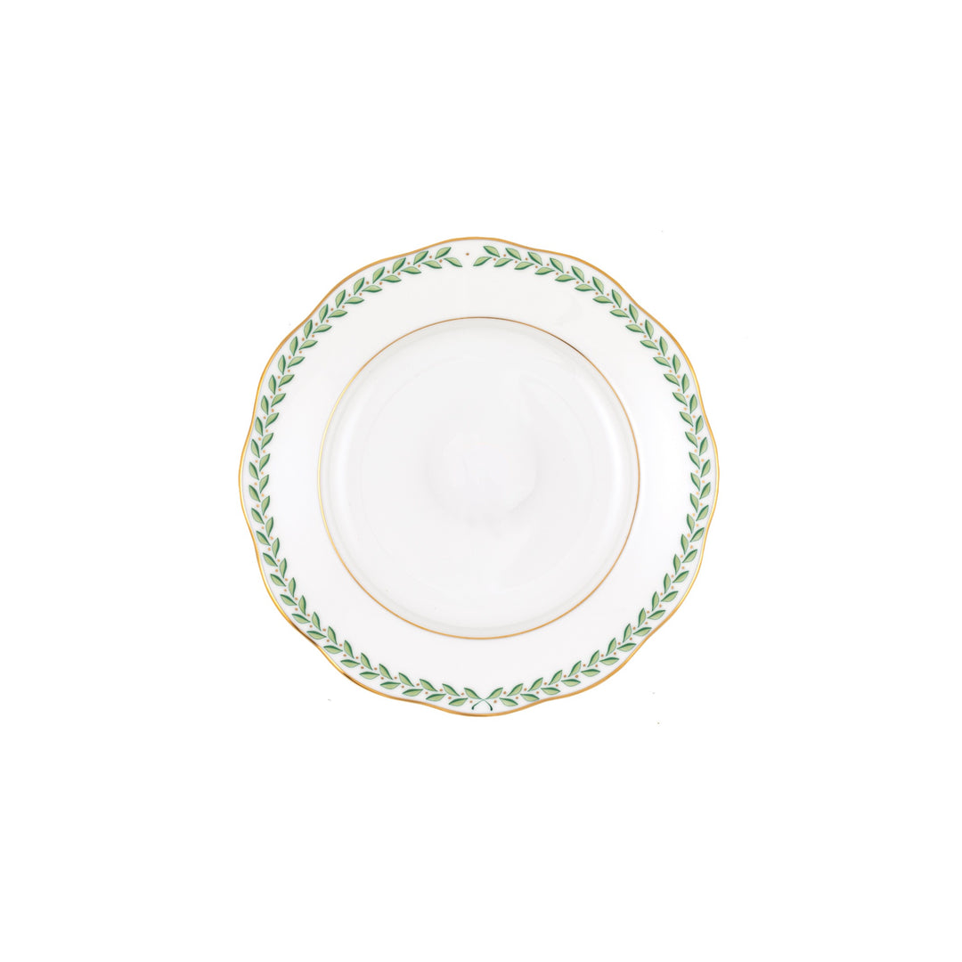 Green Laurel Salad Plate