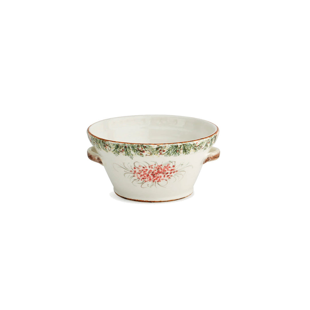 Natale Small Handled Bowl