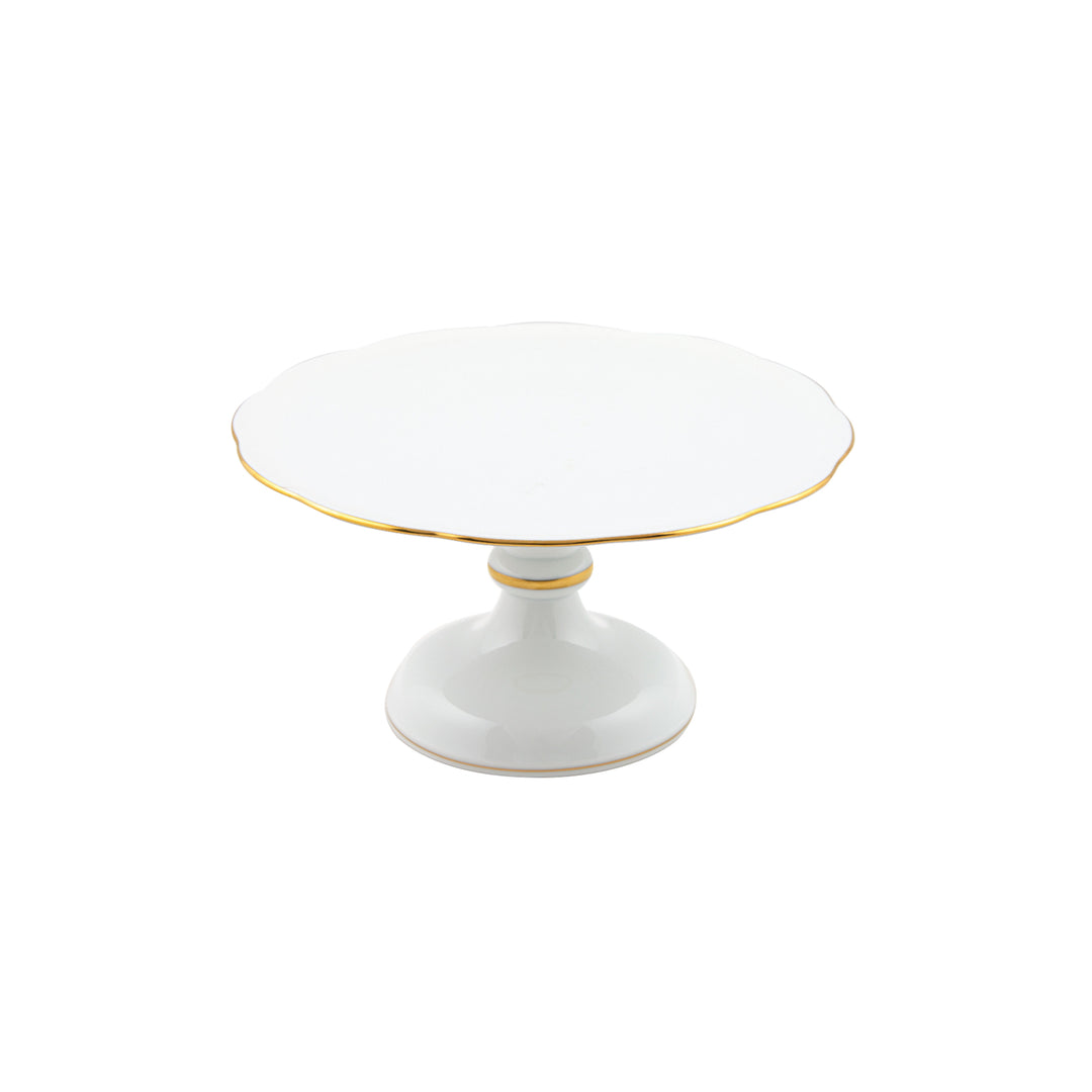 Golden Edge Footed Cake Stand