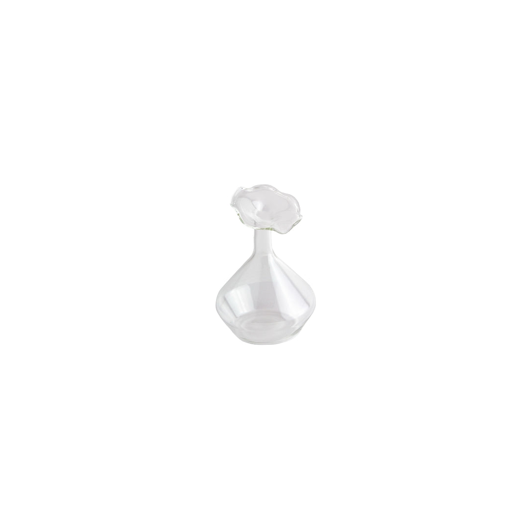 Scallop Bud Vase, Clear