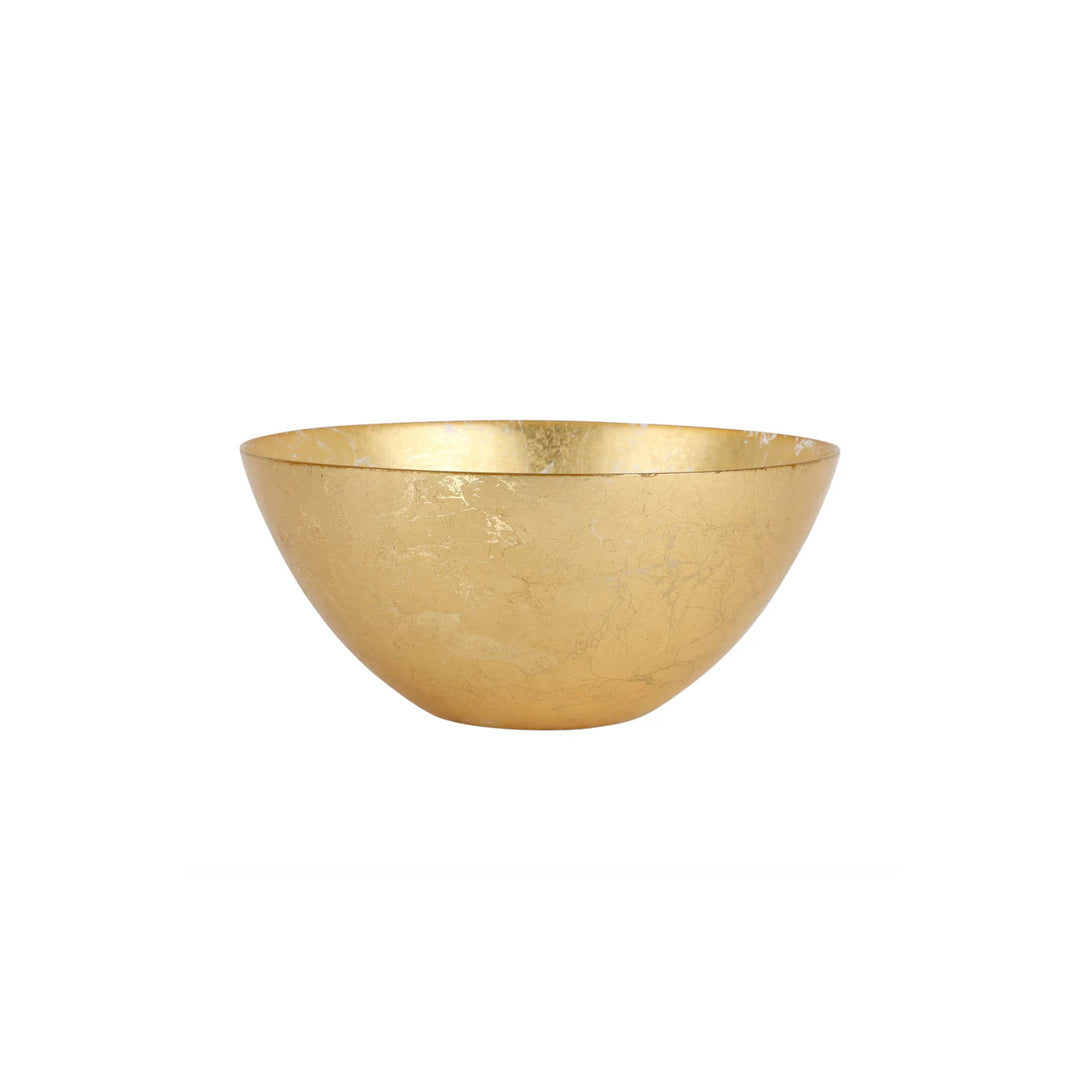 Moon Glass Deep Bowl, Gold