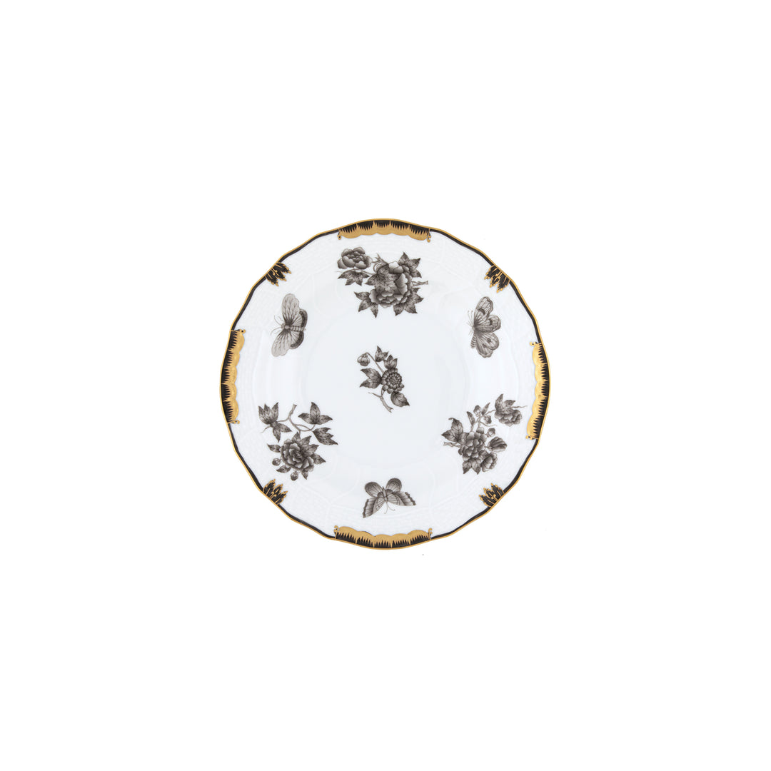 Fortuna Black Dessert Plate
