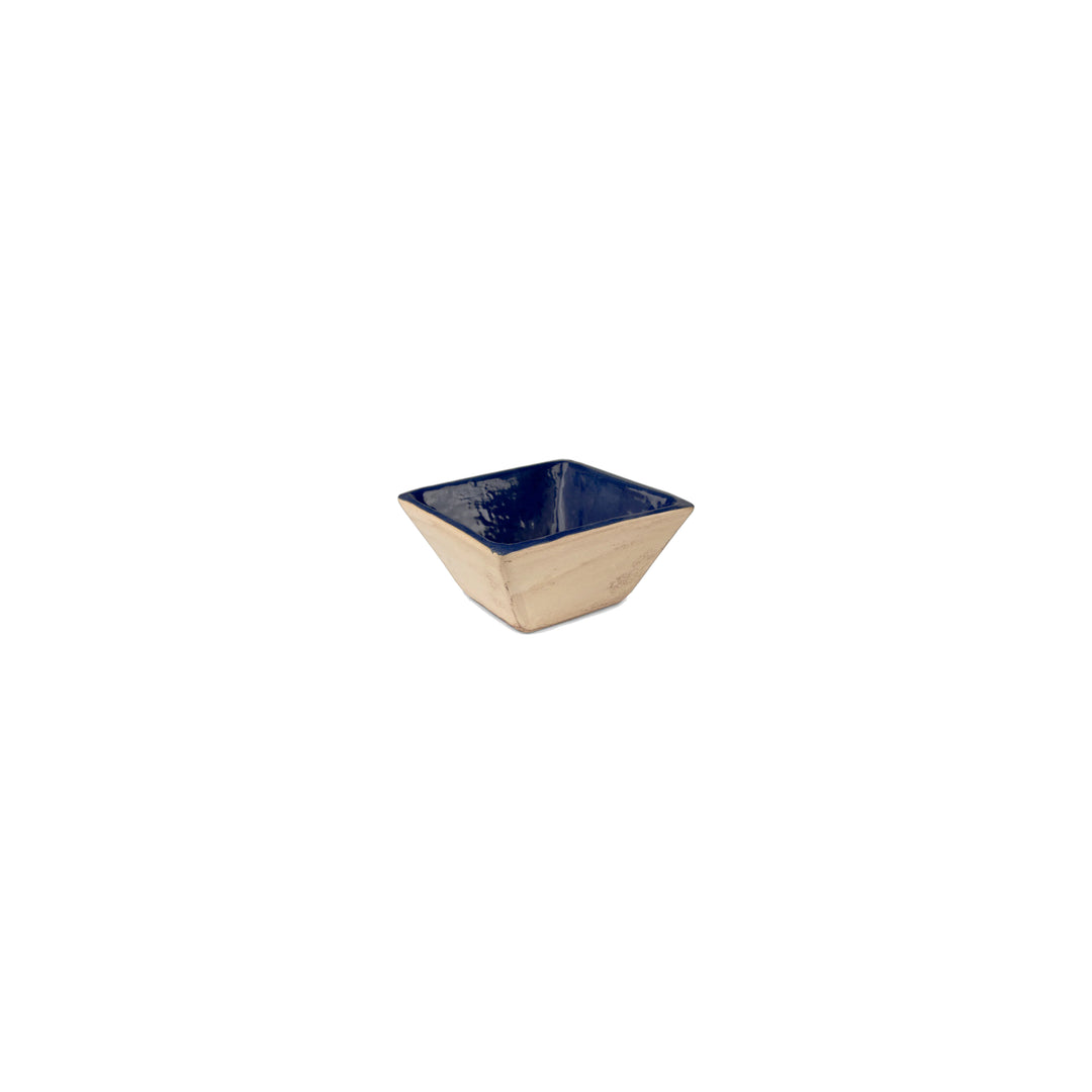 Cobalt Square Dip Bowl