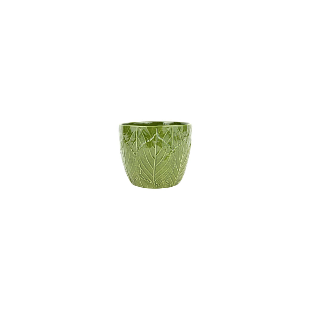 Garden Embossed Leaves Cachepot