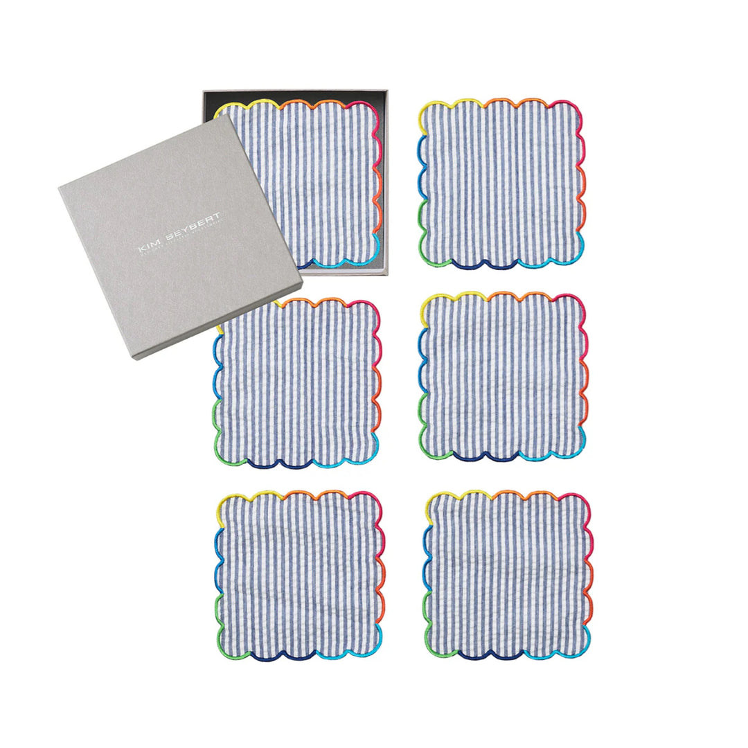 Fiesta Cocktail Napkins Multicolor, Set of Six