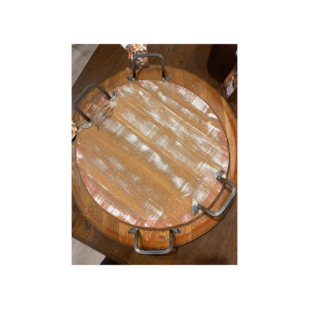 Vintage White Flecked Provence Platter