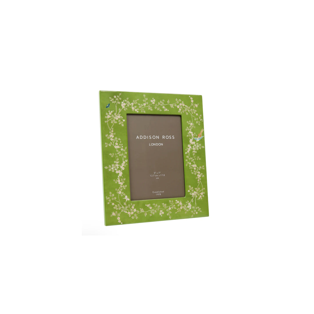 Lacquer Chinoiserie Frame, Green