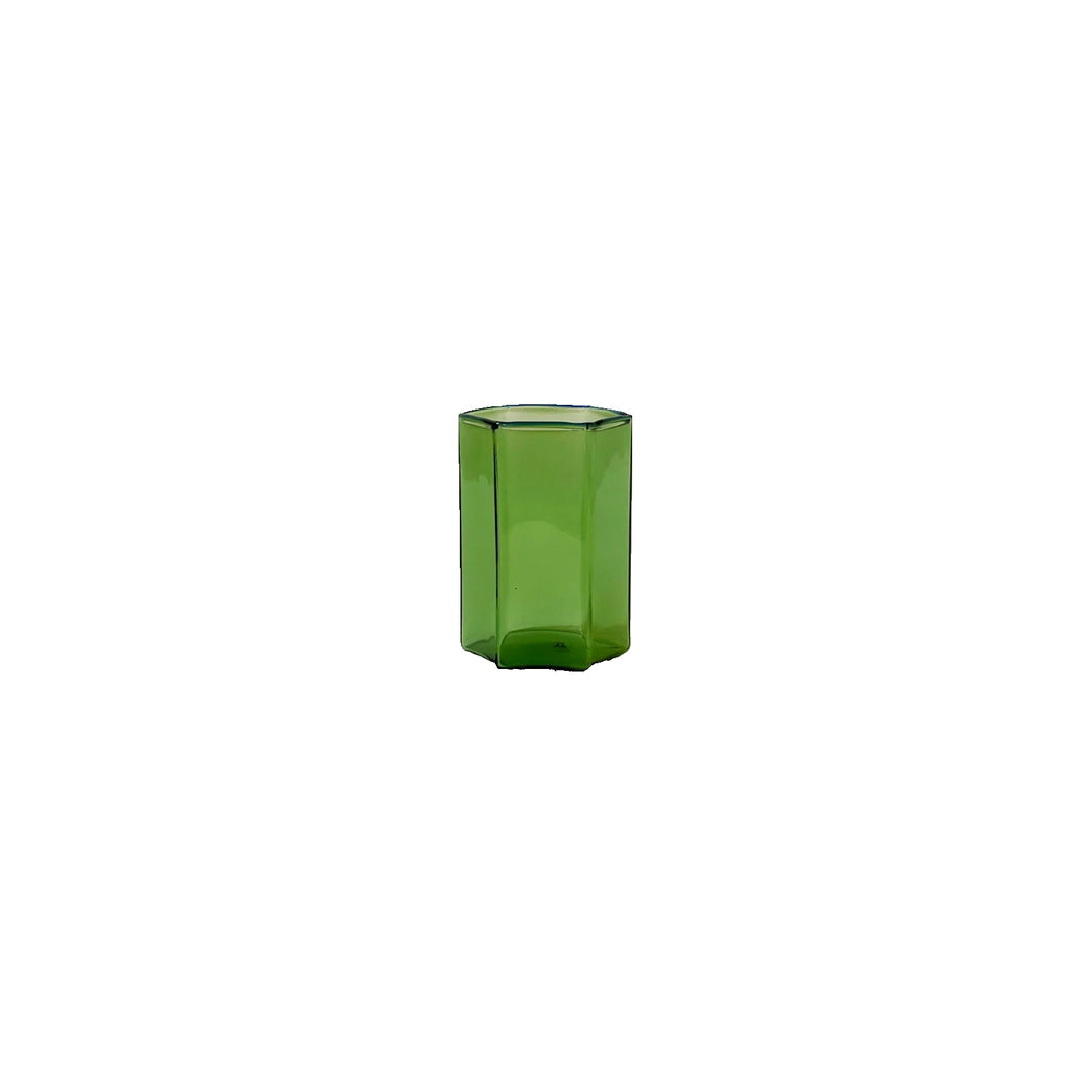 Hexagon Tumbler, Green & Blue