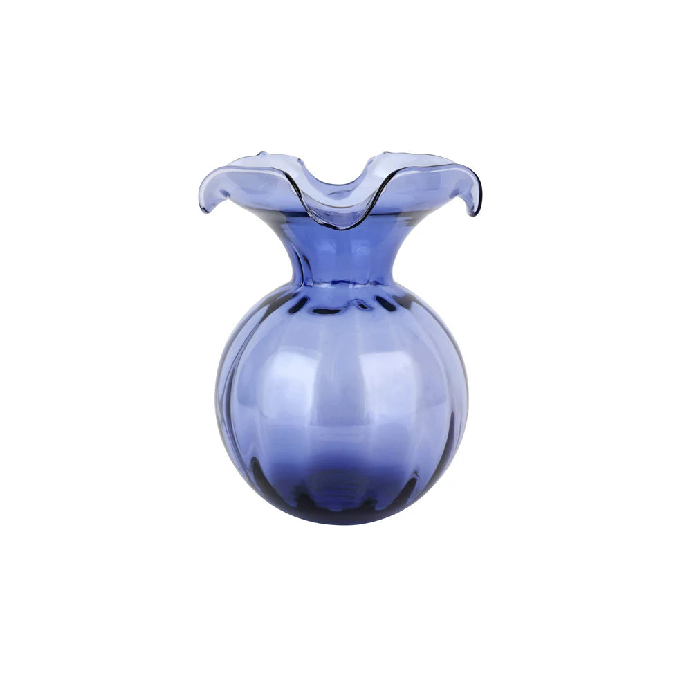 Hibiscus Medium Vase, Indigo