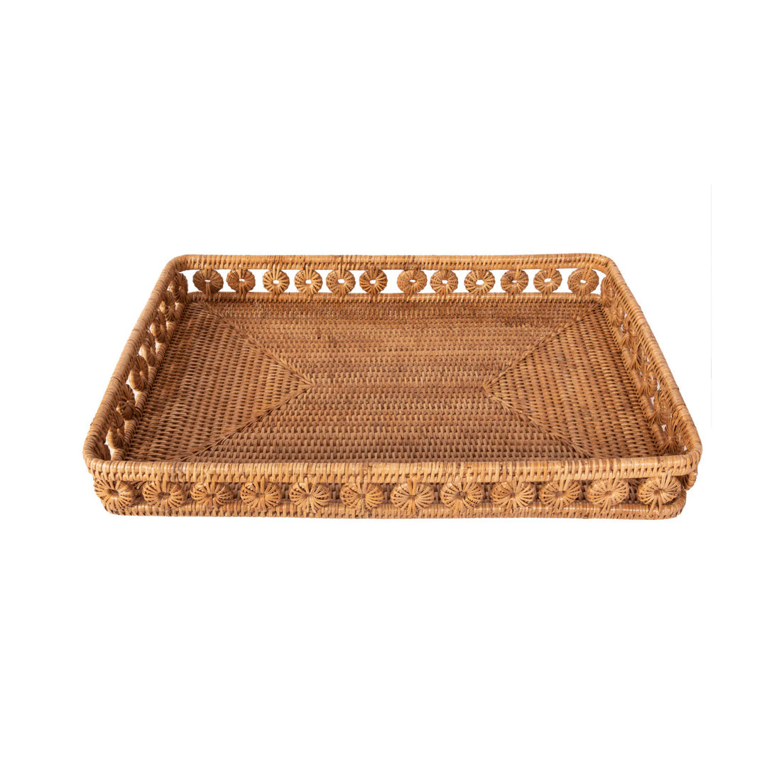 Woven Inna Rectangular Tray Large