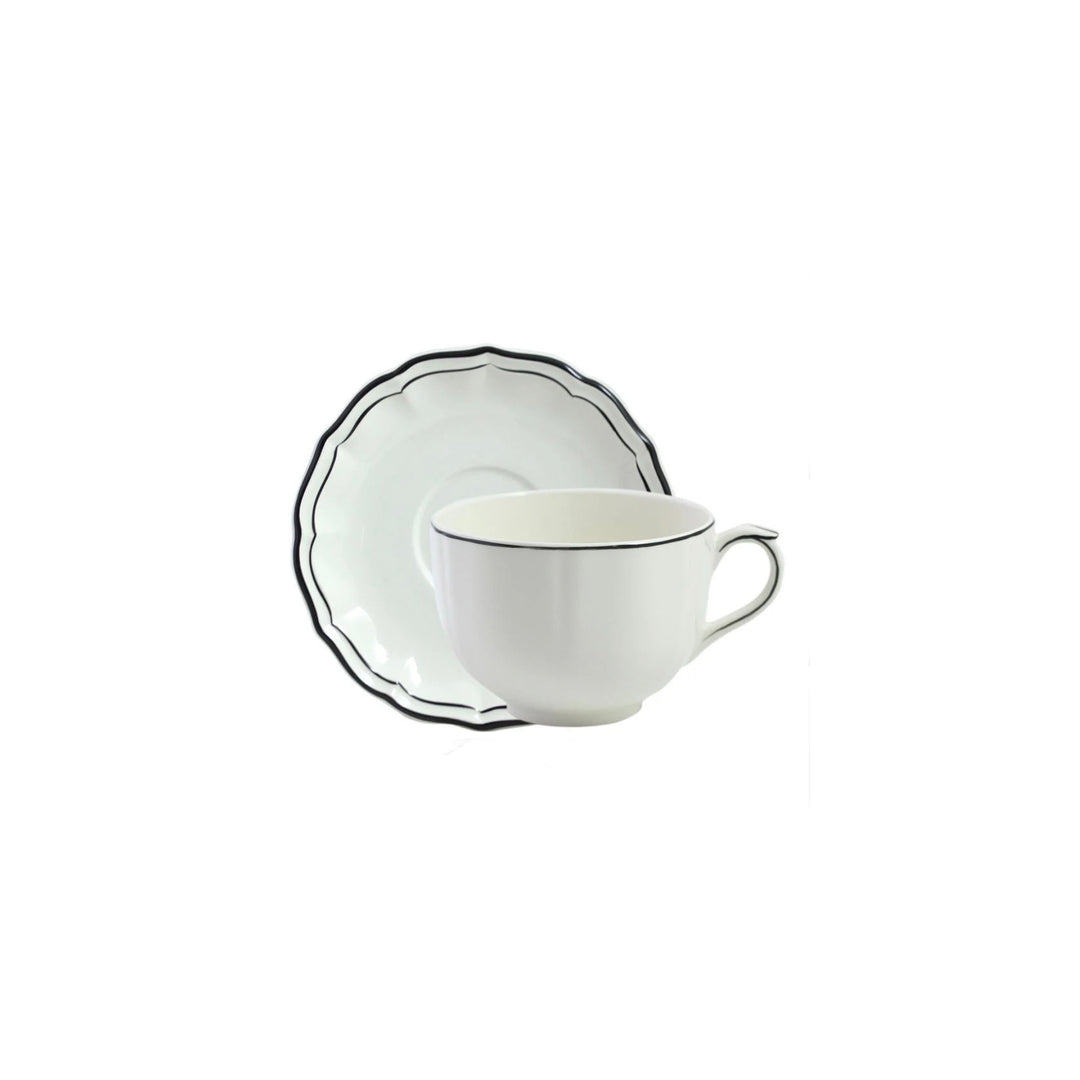 Filets Midnight Jumbo Cup & Saucer