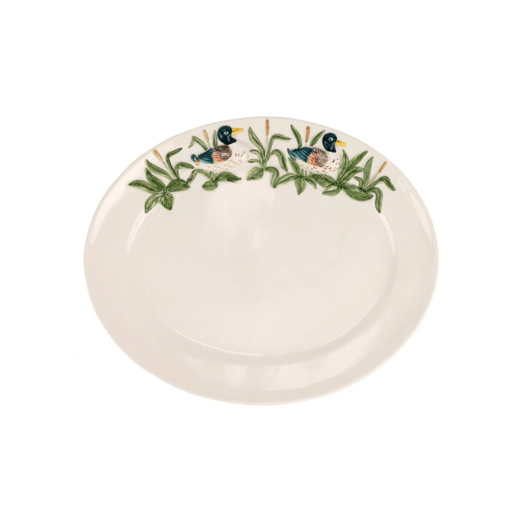 Wildlife Mallard Large Oval Platter