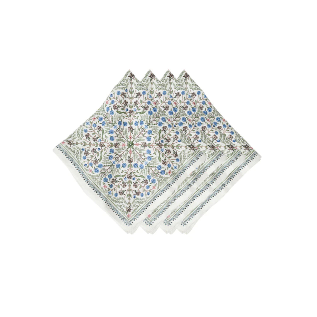 Villa Seville Chambray Napkins, Set of Four
