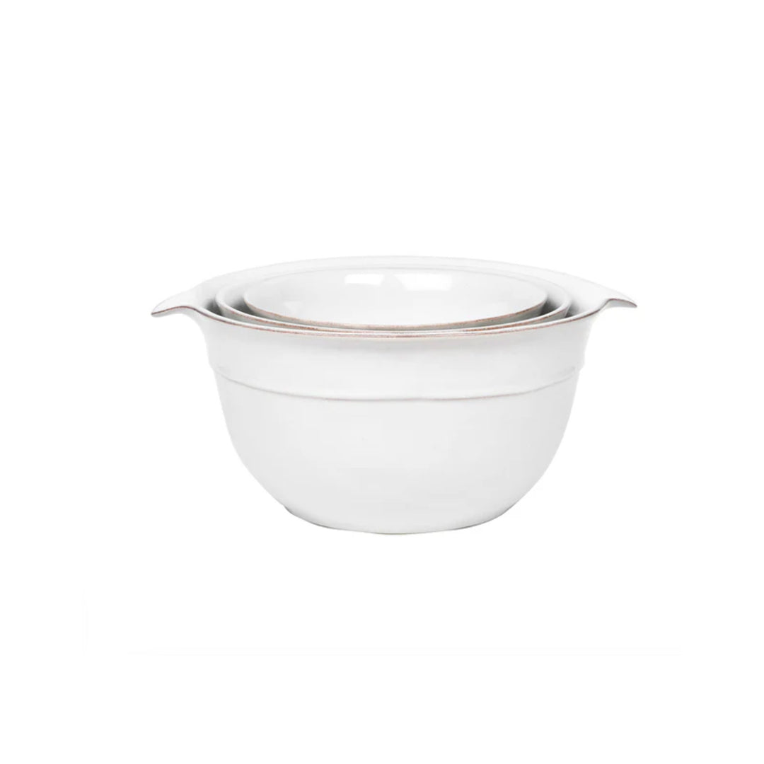 Puro Whitewash Nesting Serving Bowls Set of Three