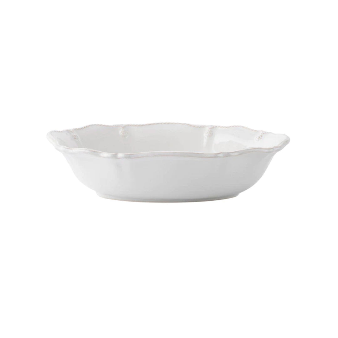 Berry & Thread Whitewash 12in Oval Serving Bowl