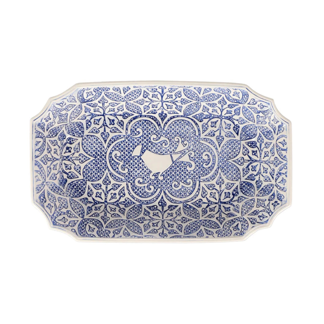 Uccello Blu Oval Bowl