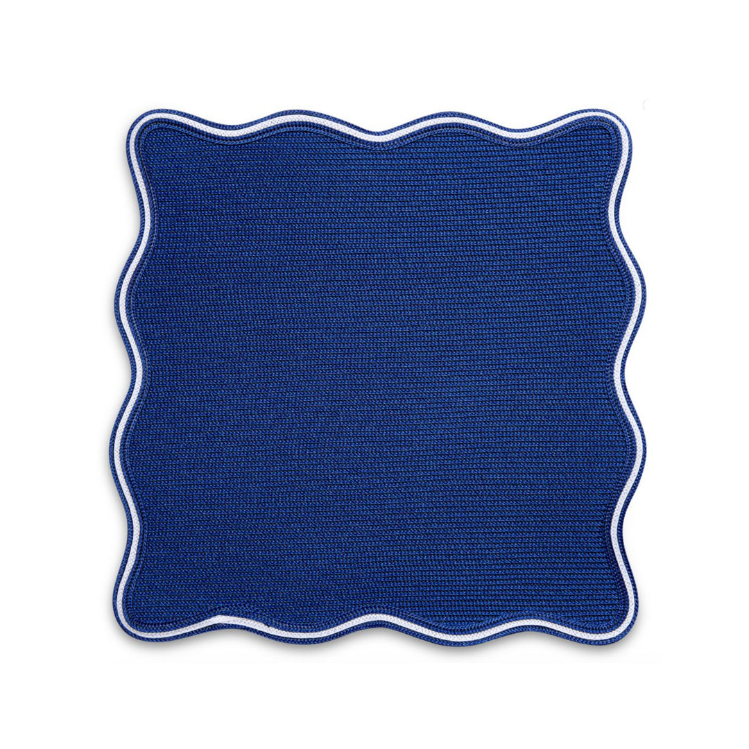 Piped Bermuda Placemat, Oxford Blue