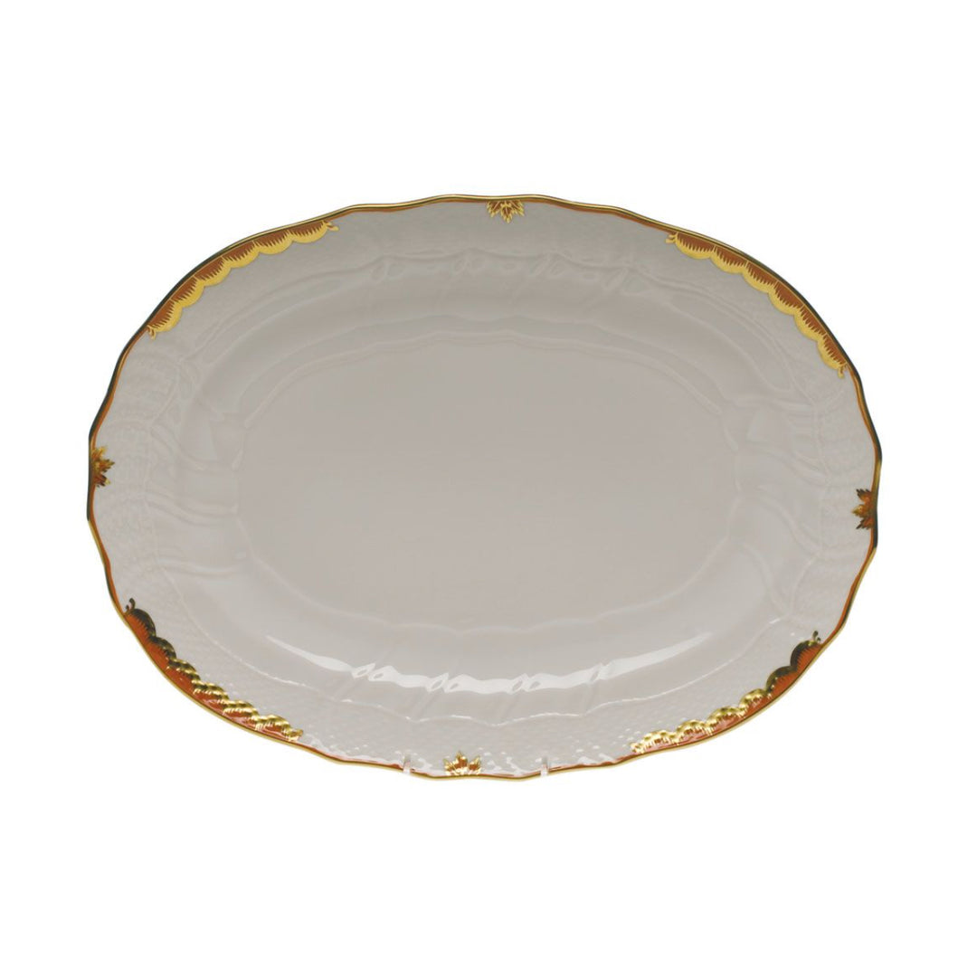Princess Victoria Rust Oval Platter