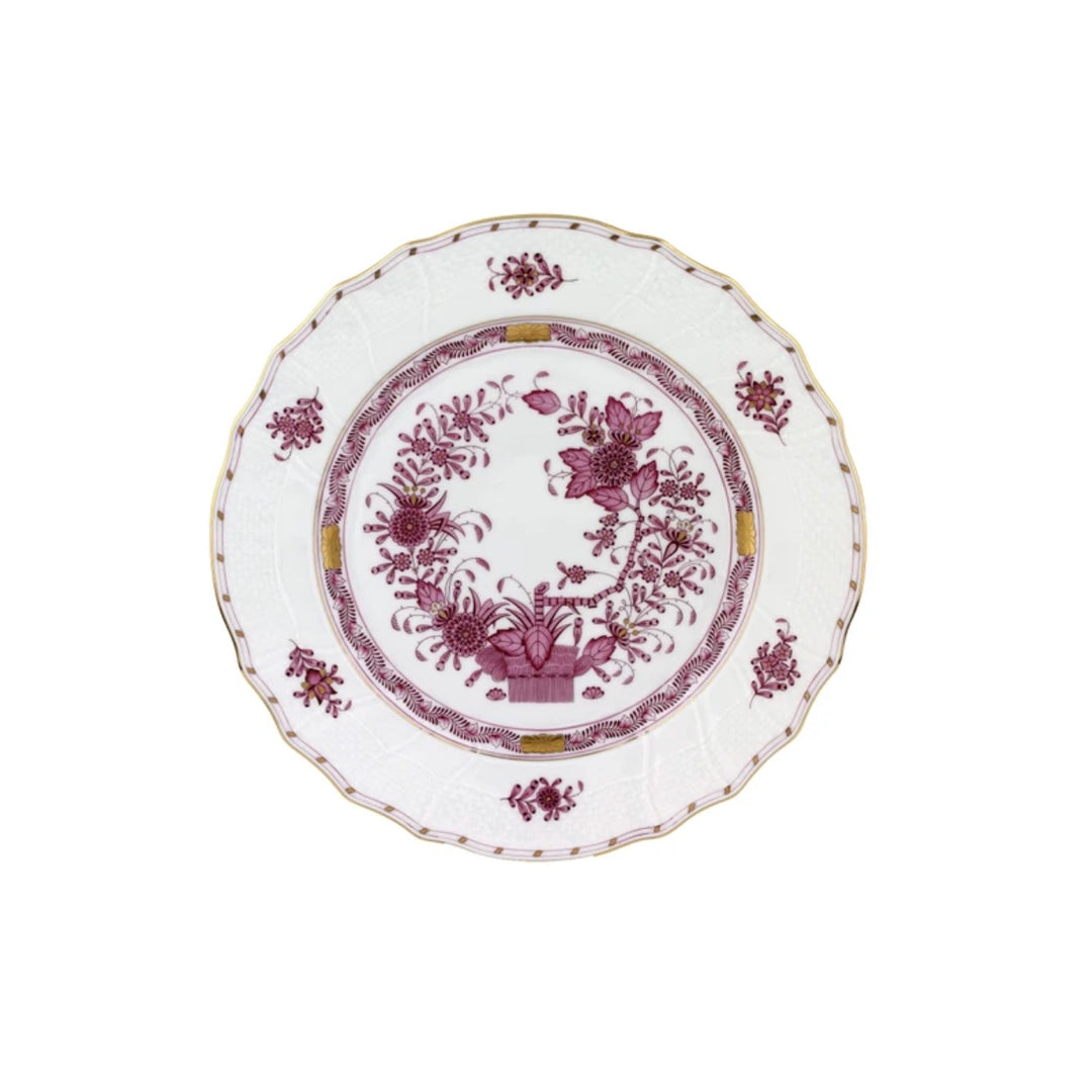 Indian Basket Raspberry Dessert Plate