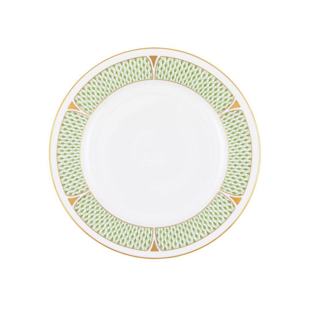 Art Deco Green Service Plate