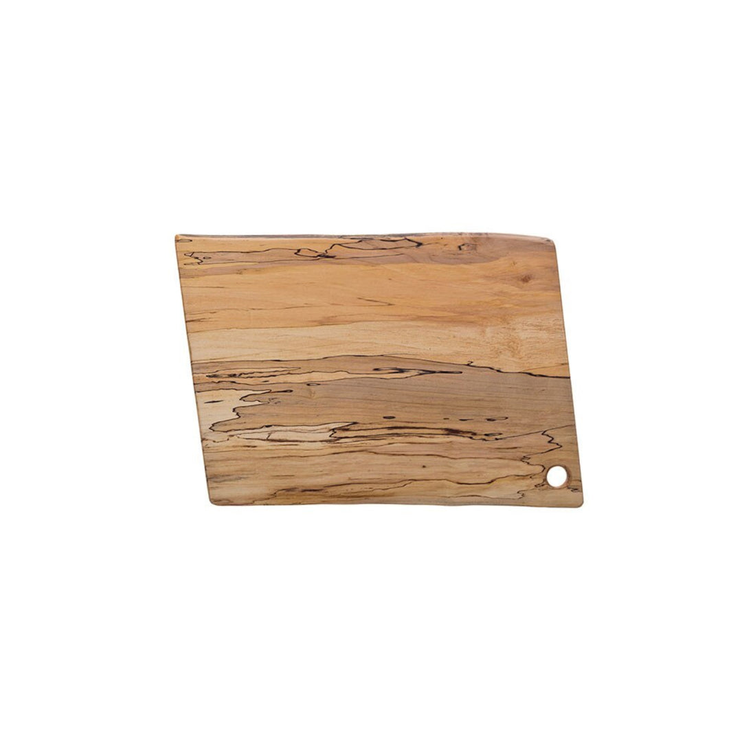 Peterman Rectangle Spalted Maple Serving Board 18 in